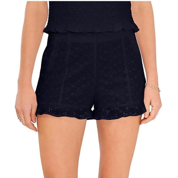 1. State Pants - 1. State Eyelet Ruffled Casual Shorts Size 2
